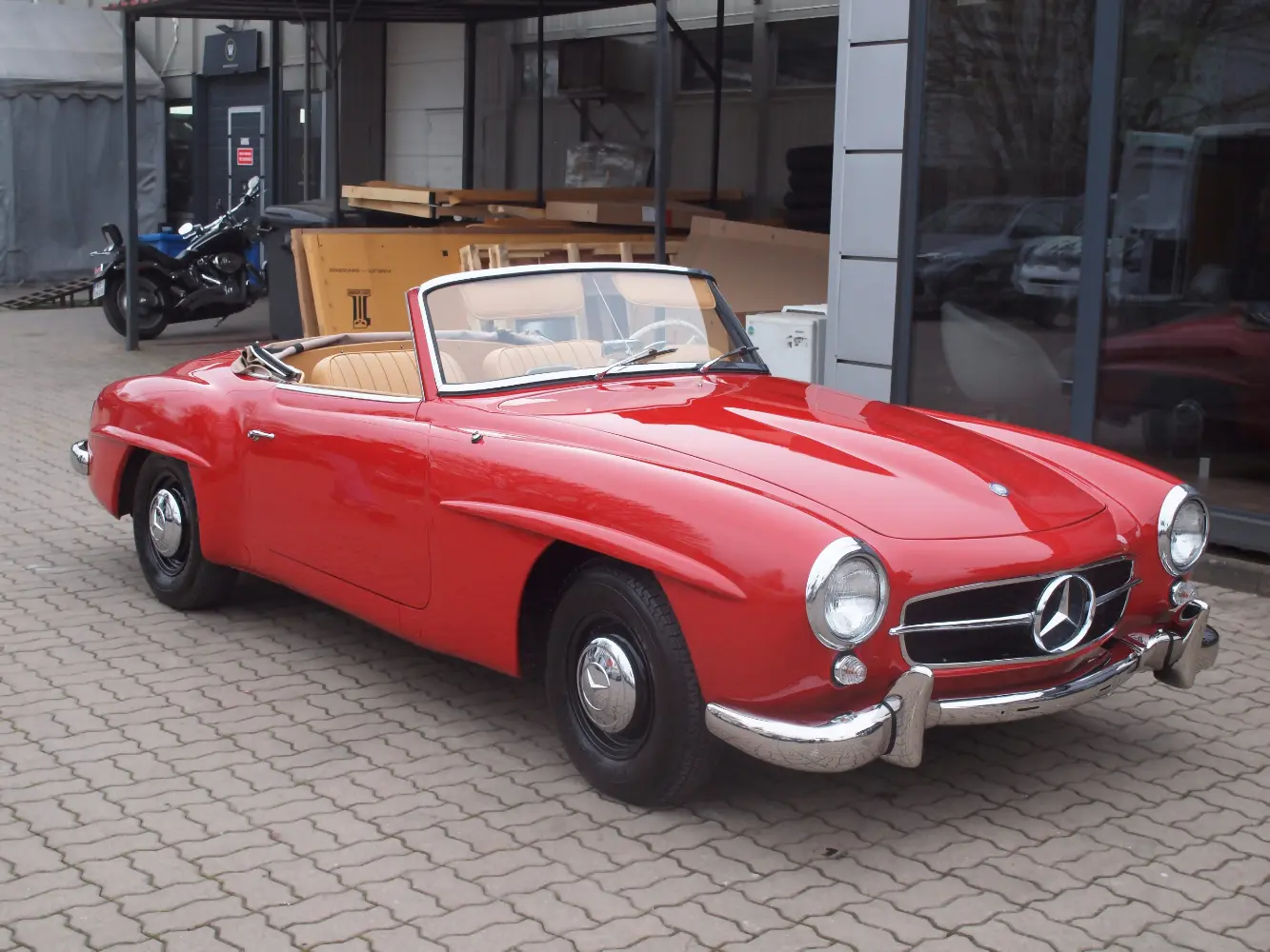 Mercedes SL po renowacji lakieru