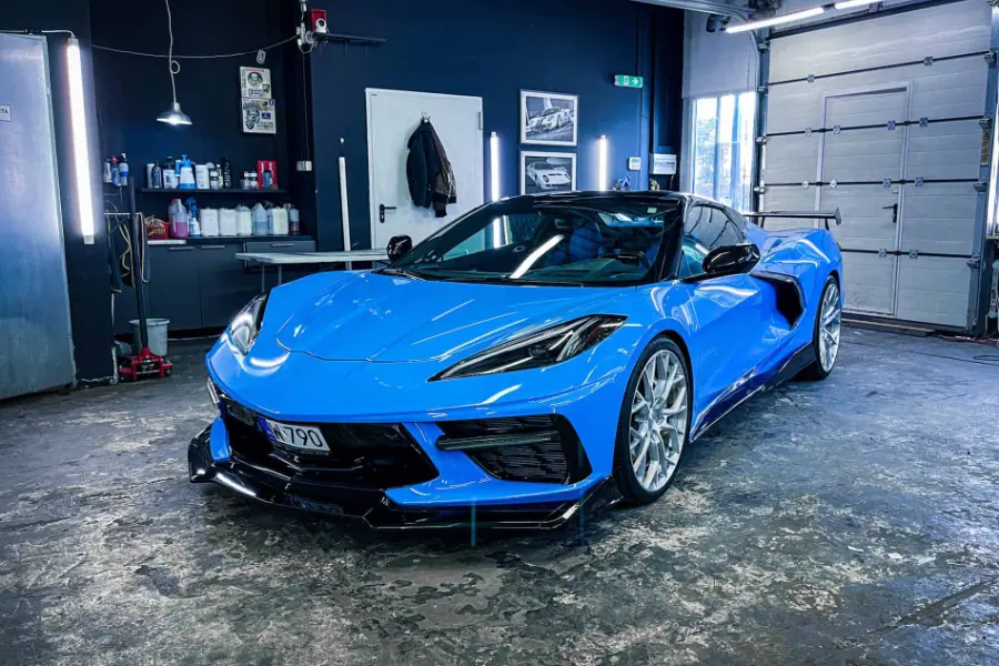 Auto po wykonaniu polerowania lakieru